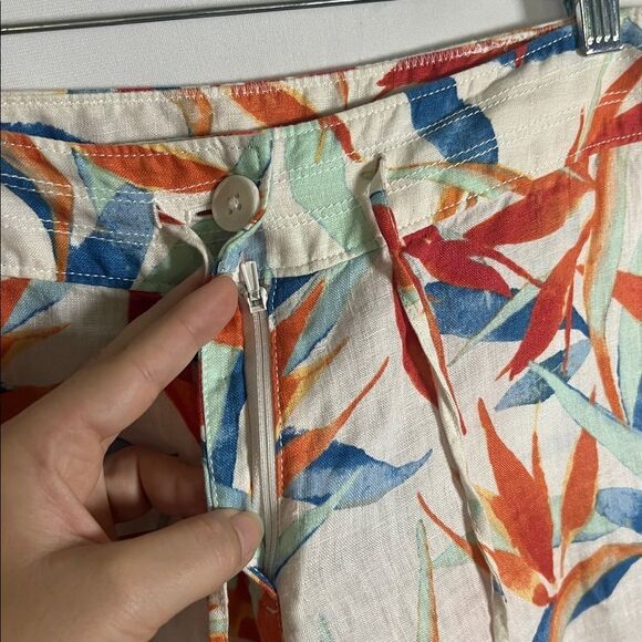 TOMMY BAHAMA Ladies Linen PALMS OF PARADISE Pant size 0 - Picture 4 of 7